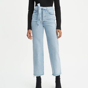 New Levis Ribcage Straight Jeans Size 24